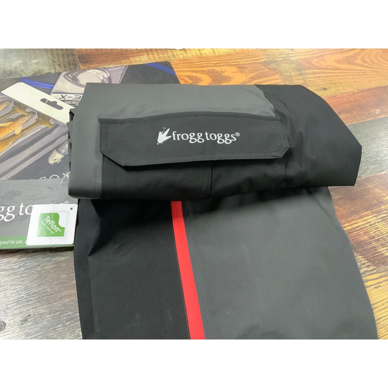 Frogg Toggs Pilot Bib Pants - L - Black/Charcoal Grey