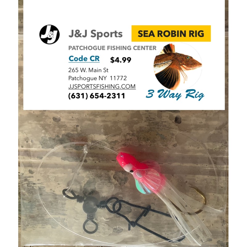 J&J Hand tied Monofilament SEA ROBIN RIG