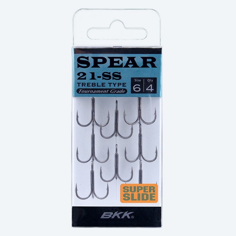 BKK HOOKS SPEAR 21-SS TREBLE HOOKS