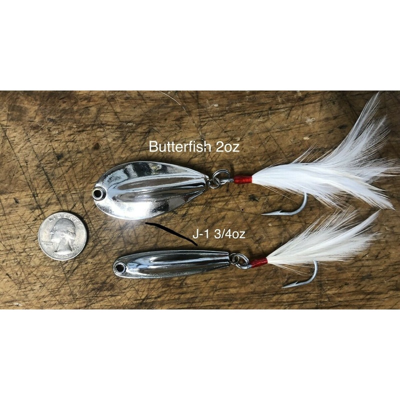 "Charlie Graves Lures"  Combo Pack: 1) BUTTERFISH 2oz   1) J1 3/4oz