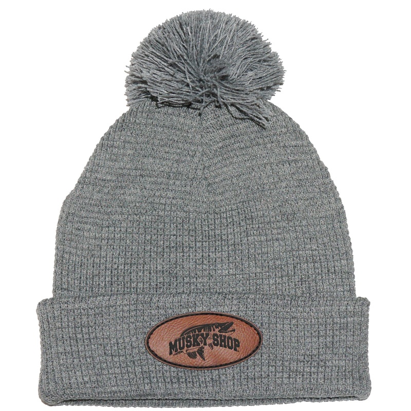 Musky Shop Pom Beanie Light Heather