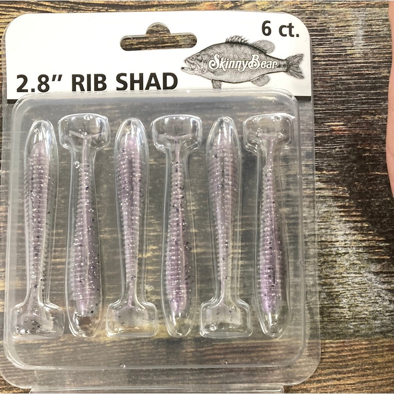 Skinny Bear 2.8" Rib Shad - Tx Shad