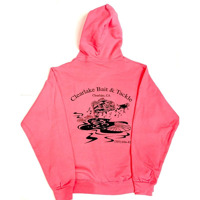 Clearlake Bait & Tackle Hoody-Pink