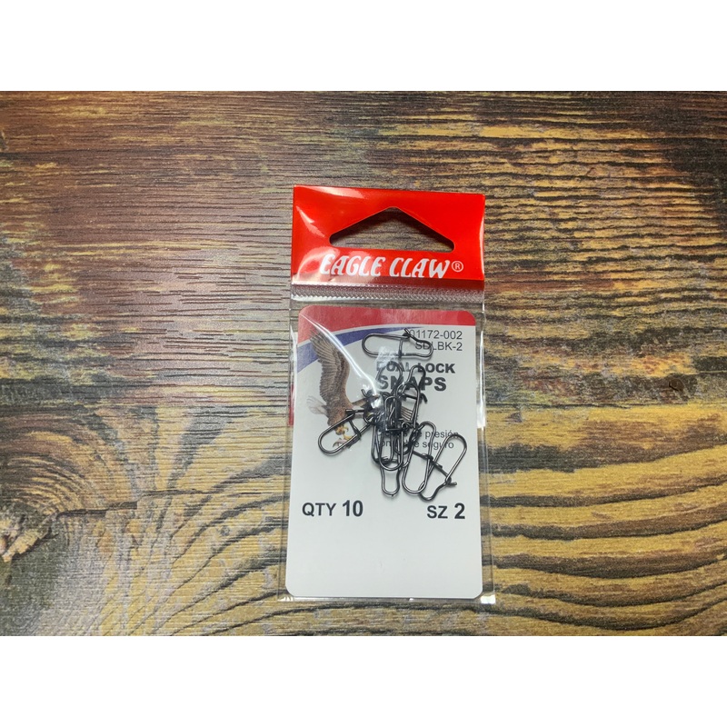 Eagle Claw Dual Lock Snaps - Sz 2