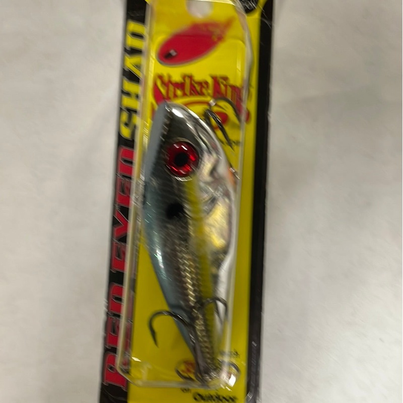 Strike King Red Eyed Shad 3/4 oz. Chrome Sexy Shad