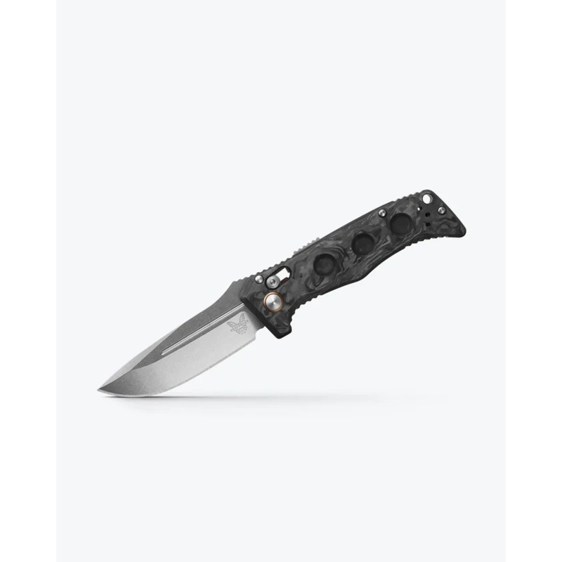 Mini Auto Adamas | Marbled Carbon Fiber | Drop-point