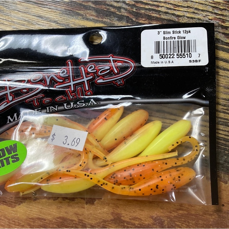 Bone Head Glow Slim Stick 3" Bonfire Glow