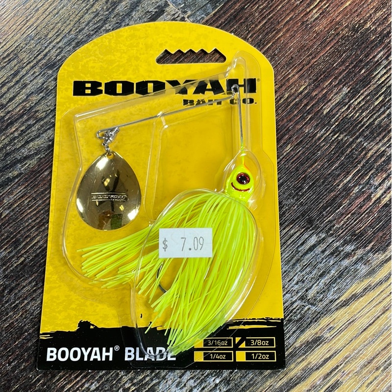 BOOYAH Spinnerbait 3/8 oz. Colorado Blade Chartreuse