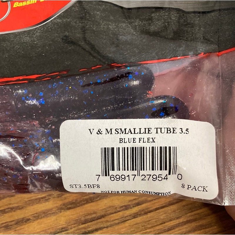 V&M Smallie Tube 3.5" Blue Flex
