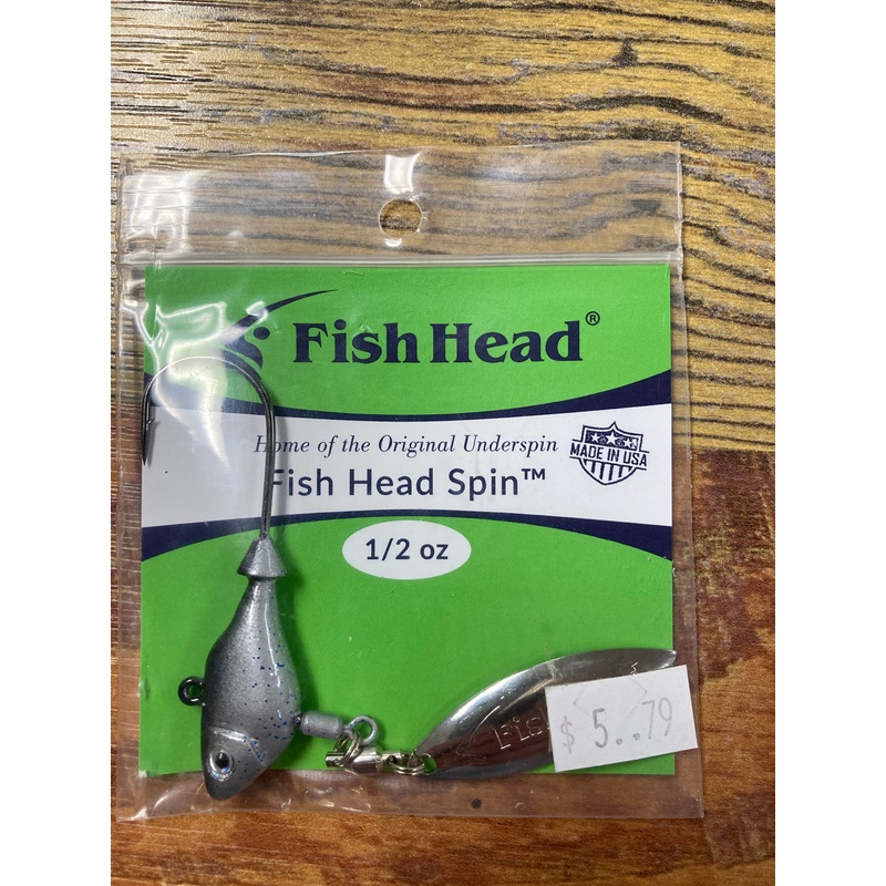 Fish Head Spin 1/2 oz. Smokin Shad