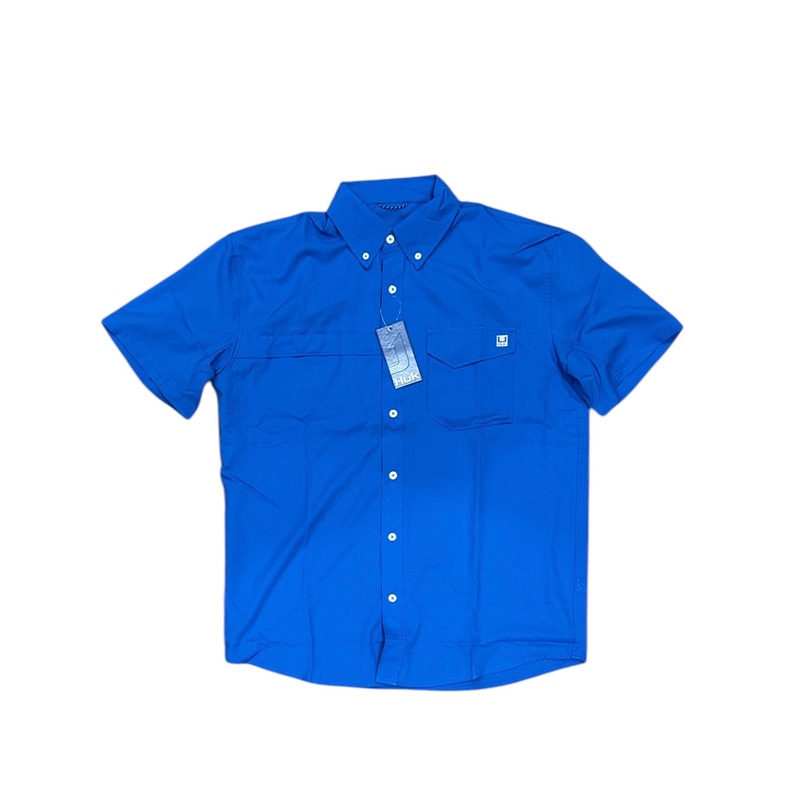 HUK Tidepoint SS Shirt Ocean blue XL