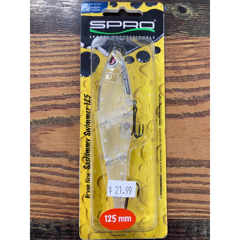 Spro Sashimmy Swimmer 3/4 oz. Clear