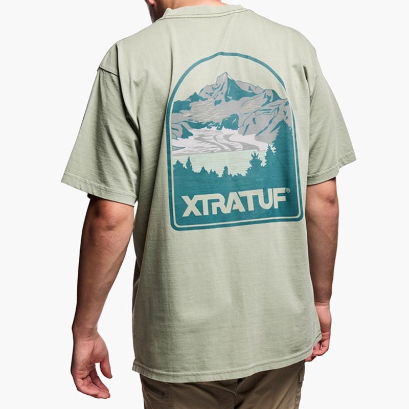 Xtratuf Men's Short Sleeve Tee Iceberg Green