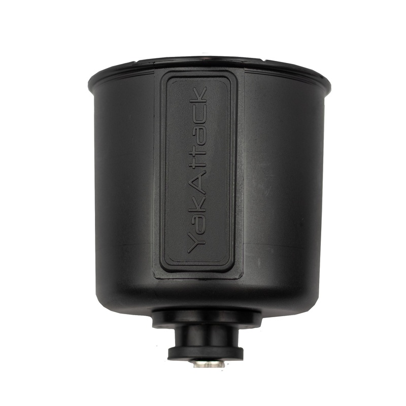 YakAttack MultiMount Kayak Cup Holder, Track Mounted