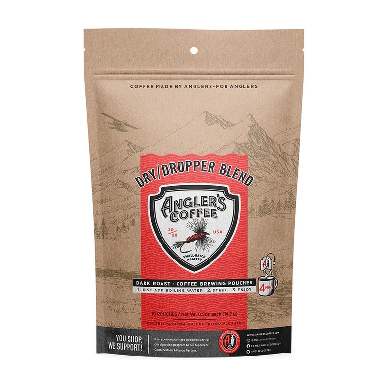 Angler's Coffee Dry Dropper Single Serve - Fresh Brew Coffee Pouch
