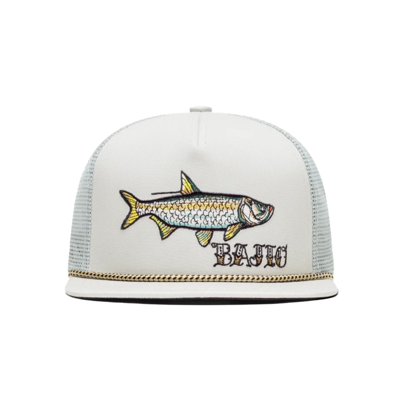 BAJIO Tarpon Trucker Hat - Grey One Size