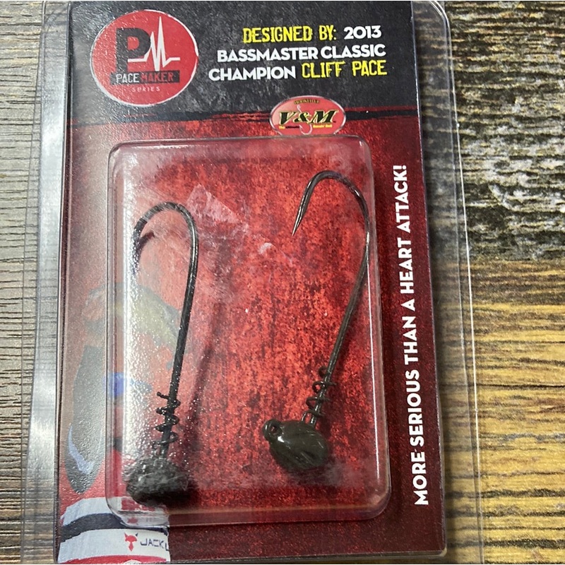 V&M Shakey Head 3/16 oz Green Pumpkin