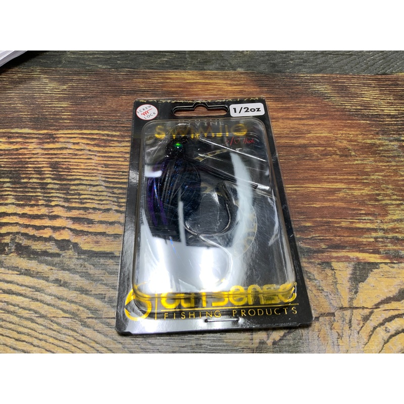 6th Sense Divine Swim Jig 1/2 oz. BlackLight