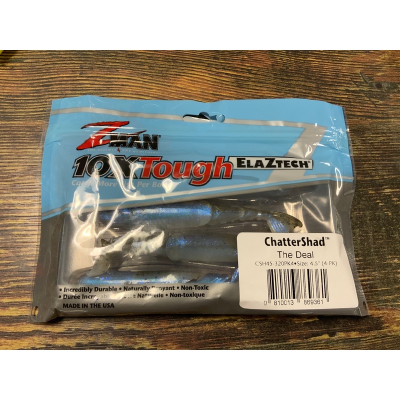 A Man Chatterbait Chattershad 4.5" The Deal