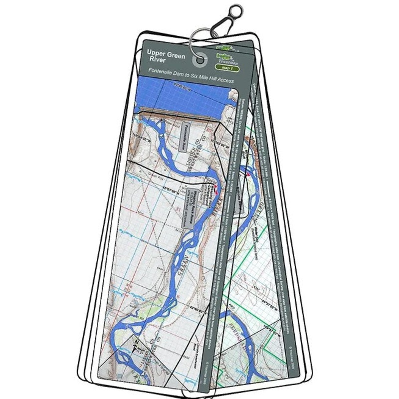 Troutmap River Maps Wyoming - Upper Green River