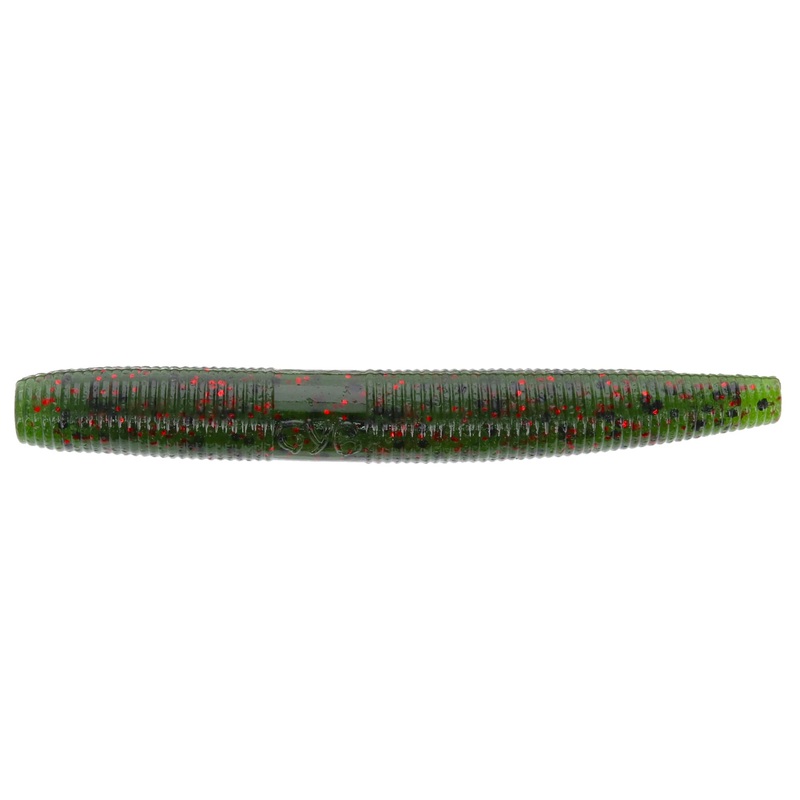 Yamamoto Fat Senko Worm, 3", 10pk, Watermelon/Black/Red