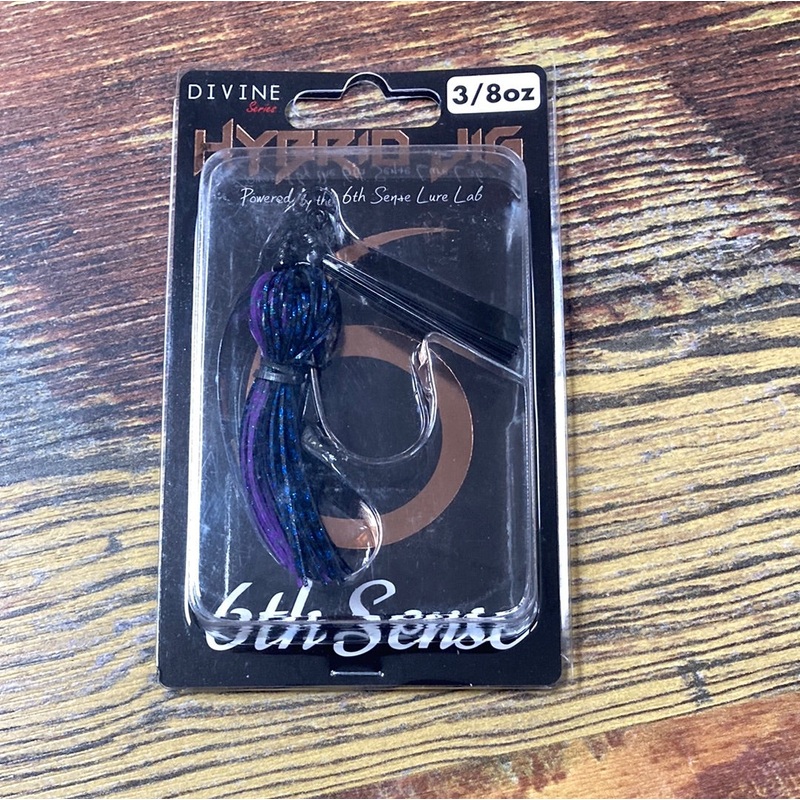 6th Sense Divine Hybrid Jig 3/8 oz. Blacklight