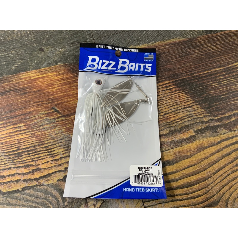 Bizz Baits Dbl Willow 1/2 oz. Snow White