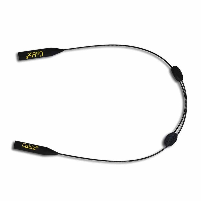 Cablz Zipz Adjustable Eyewear Retainer 16IN Universal Black