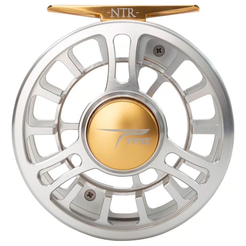 Temple Fork Outfitters NTR IV Large Arbor Reel - Clear/Gold