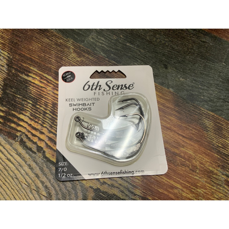 6th Sense Keel Weight Swimbait Hook 1/2 oz. 7/0