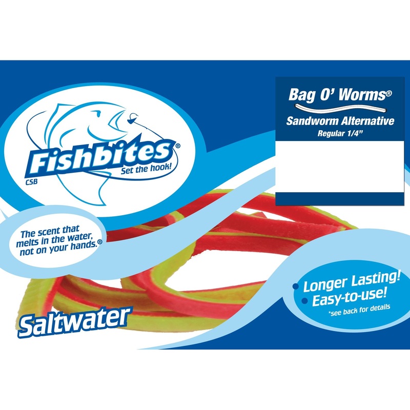 Fishbites Longer Lasting Bag O' Worms Soft Baits
