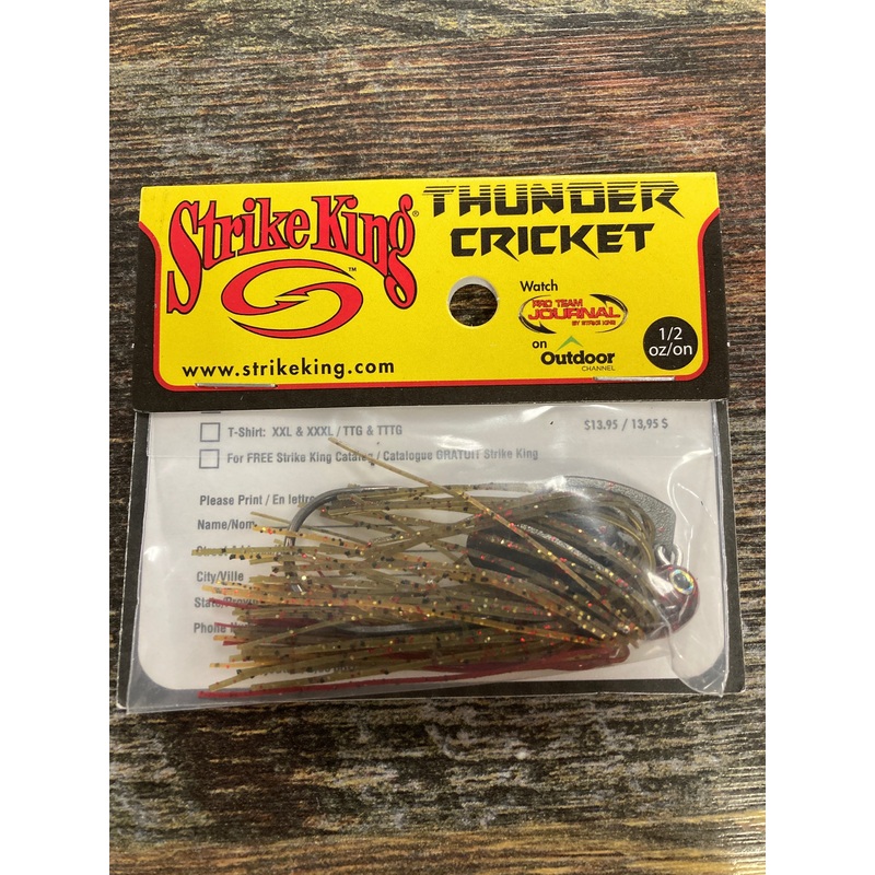 Strike King Thunder Cricket 1/2 oz. Falcon Lake Craw