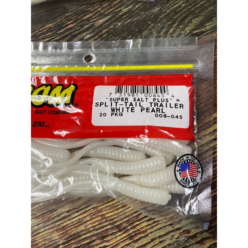 Zoom Split-Tail Trailer- White Pearl