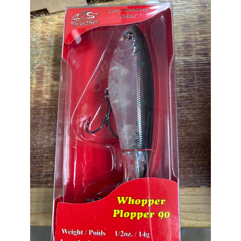 Whopper Plopper 90 - 1/2 oz. 3.5" Phantom Shad