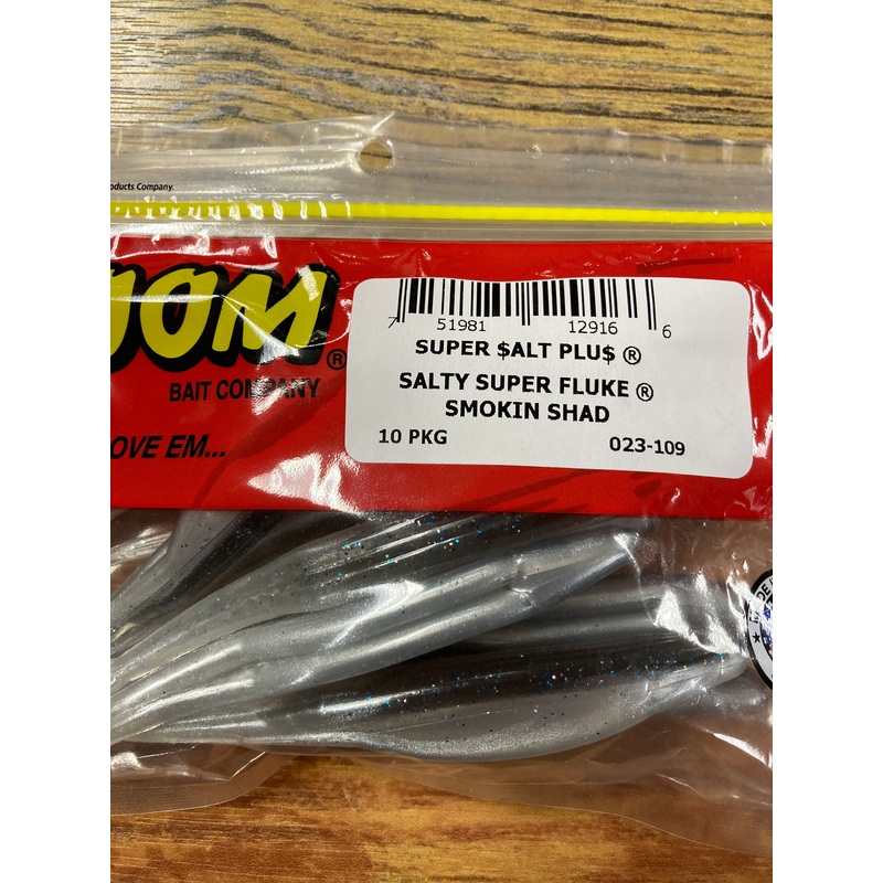 Zoom Super Fluke - Smokin Shad