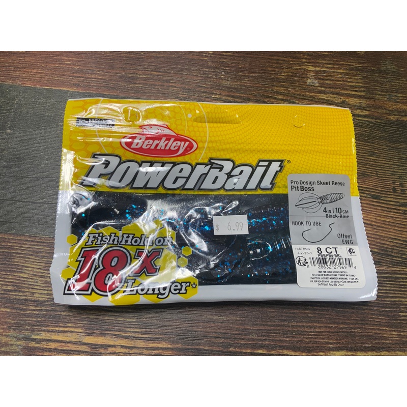 Berkley Pit Boss 4" Black Blue