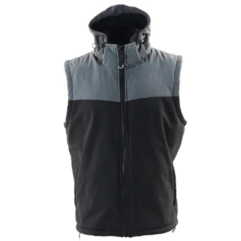 Blackfish Gale Softshell Vest (Black/Teal) 2XL