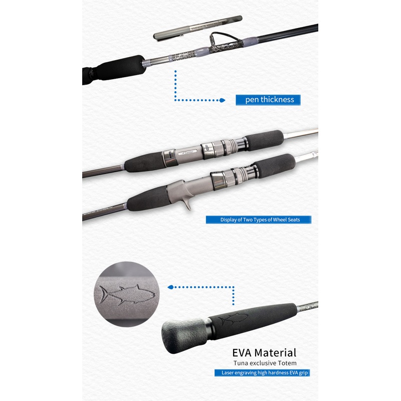 Centaur Chiron Tuna Adventurer Slow Jigging Conventional Rod