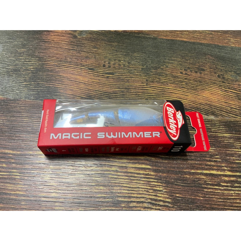 Berkley Magic Swimmer 4 3/8" 3/8 oz. Ghost White