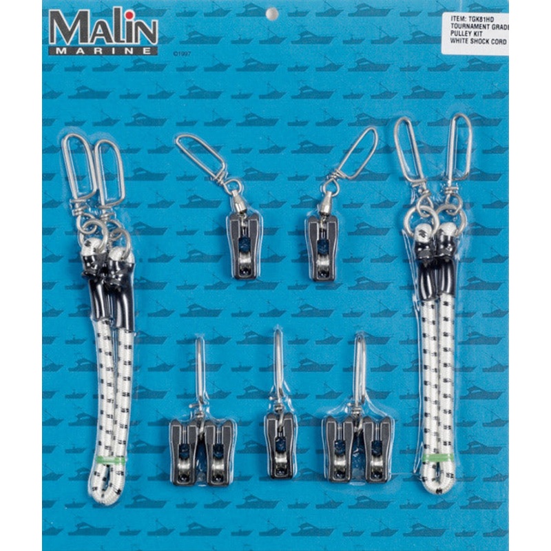 Malin Tournament Grade Outrigger Pulley Kit