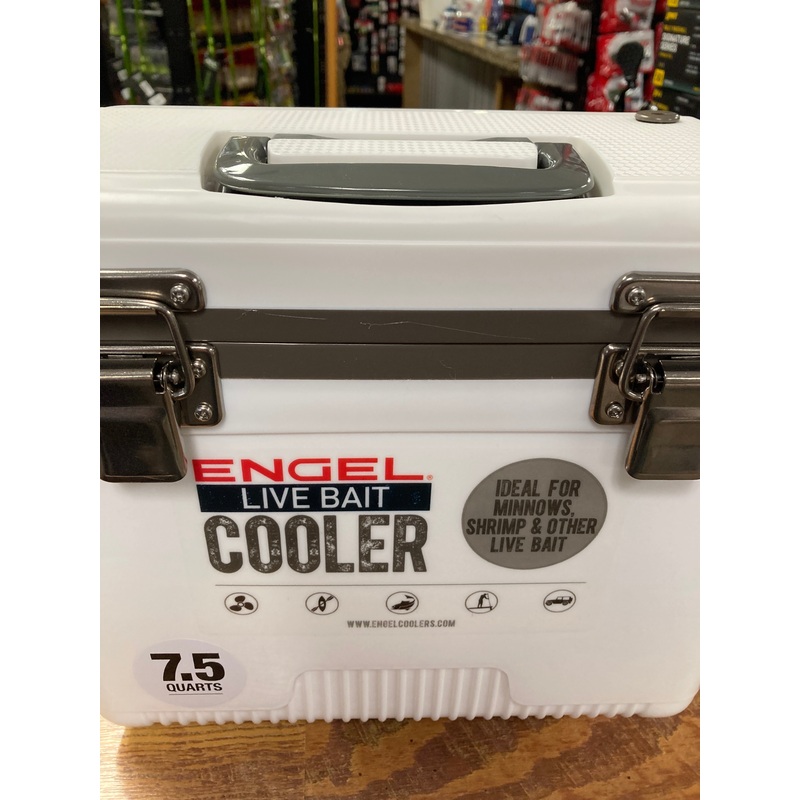 Engle Bait Cooler 7.5 qt. White