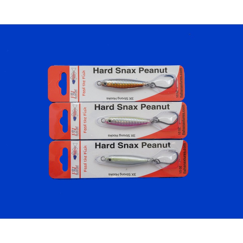 Fish Snax Lures Hard Snax Peanut Jigs