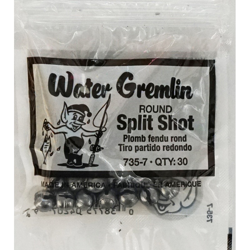 Water Gremlin Round Split Shot