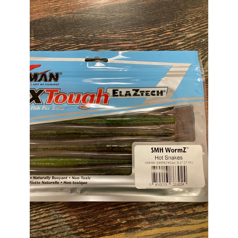 Z Man SMH Wormz 6.5" Hot Snakes