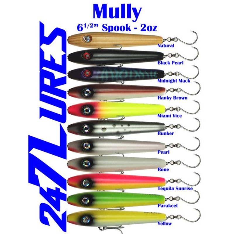 24/7 Lures - 6.5in Mully Spook