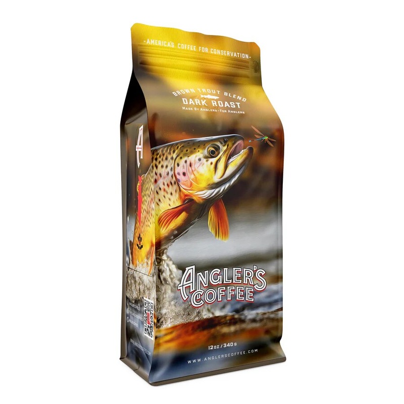 Angler's Coffee Brown Trout Blend Dark Roast
