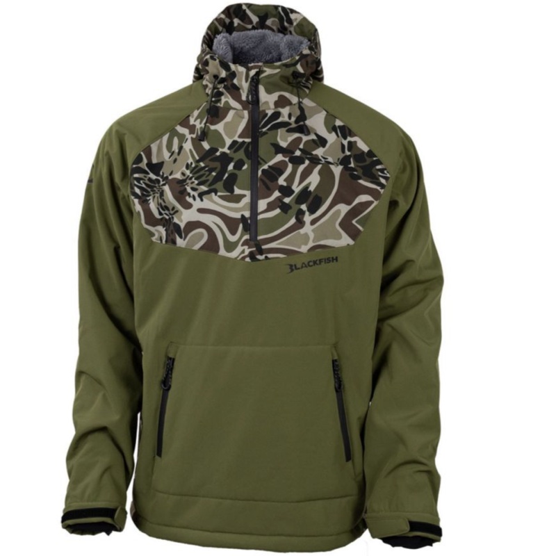 Blackfish Gale Softshell Pullover - Green/Prym1 OS Woods - M