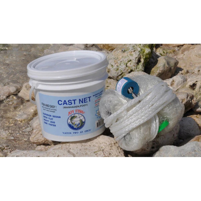 Joy Fish Menhaden Cast Nets 5/8" Square Mesh