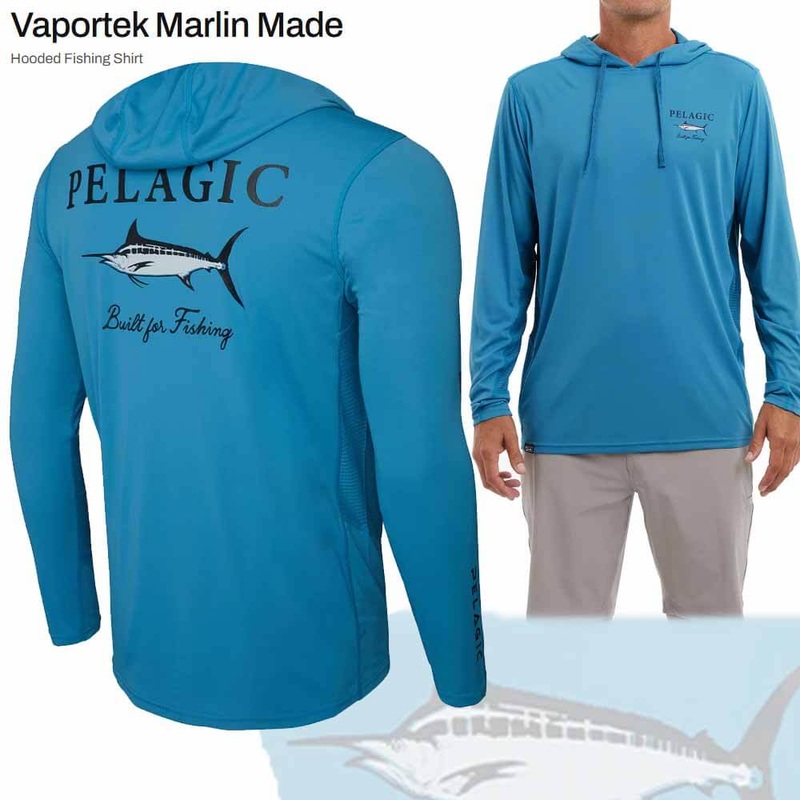 Pelagic Vaportek Ocean Marlin Made L/S Performance Shirt
