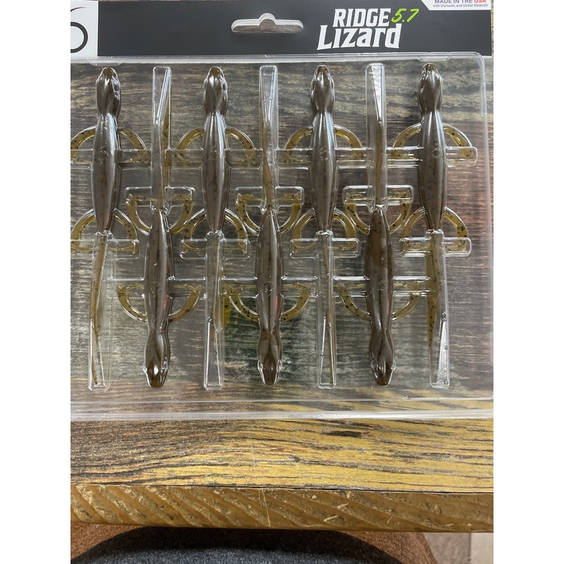 6th Sense Ridge Lizard 5.7 Green Pumpkin